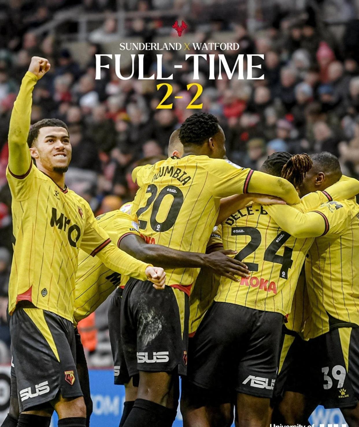 关于利兹城客场大胜沃特福德，豪取客场三分的信息